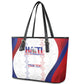 Les Grenadiers Afro-Haiti Personalized Leather Tote Bag Voodoo Veve Papa Legba - African Pride