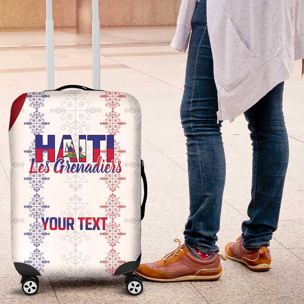 Les Grenadiers Afro-Haiti Personalized Luggage Cover Voodoo Veve Papa Legba - African Pride