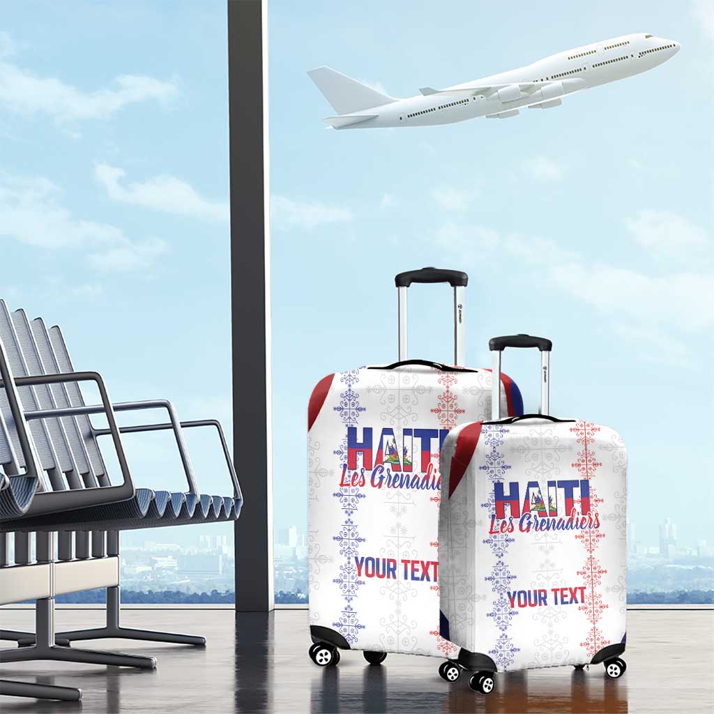 Les Grenadiers Afro-Haiti Personalized Luggage Cover Voodoo Veve Papa Legba - African Pride