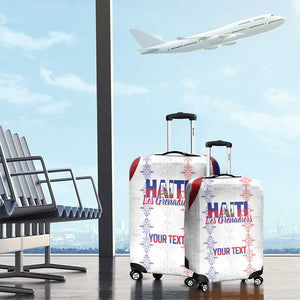 Les Grenadiers Afro-Haiti Personalized Luggage Cover Voodoo Veve Papa Legba - African Pride