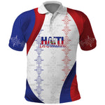 Les Grenadiers Afro-Haiti Personalized Polo Shirt Voodoo Veve Papa Legba - African Pride