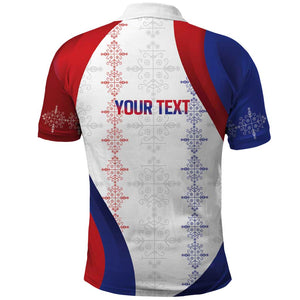 Les Grenadiers Afro-Haiti Personalized Polo Shirt Voodoo Veve Papa Legba - African Pride