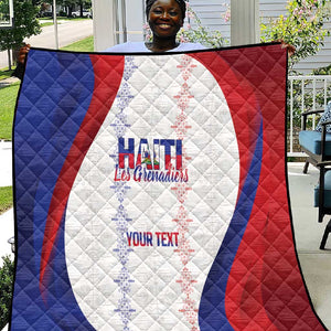 Les Grenadiers Afro-Haiti Personalized Quilt Voodoo Veve Papa Legba - African Pride