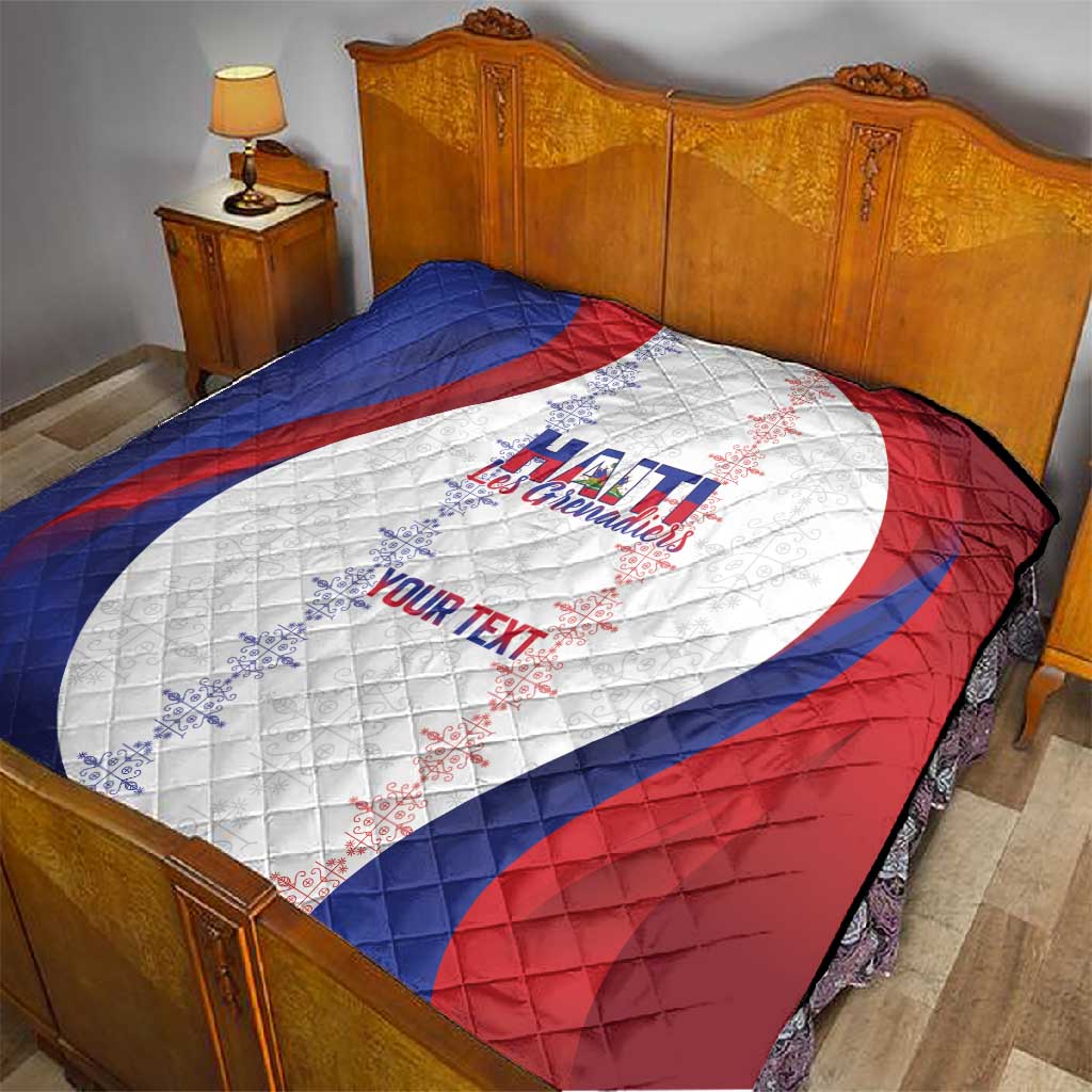 Les Grenadiers Afro-Haiti Personalized Quilt Voodoo Veve Papa Legba - African Pride