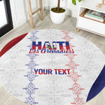 Les Grenadiers Afro-Haiti Personalized Round Carpet Voodoo Veve Papa Legba - African Pride