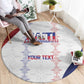 Les Grenadiers Afro-Haiti Personalized Round Carpet Voodoo Veve Papa Legba - African Pride