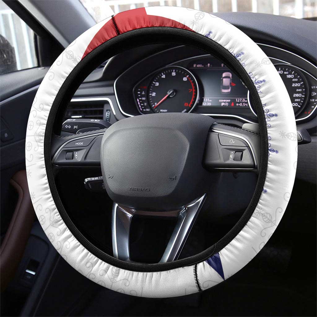 Les Grenadiers Afro-Haiti Steering Wheel Cover Voodoo Veve Papa Legba - African Pride