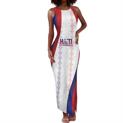 Les Grenadiers Afro-Haiti Personalized Tank Maxi Dress Voodoo Veve Papa Legba - African Pride