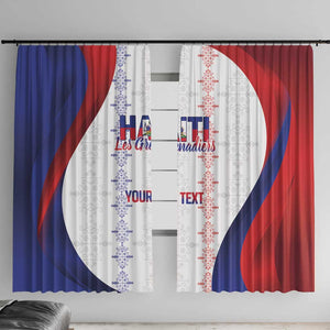 Les Grenadiers Afro-Haiti Personalized Window Curtain Voodoo Veve Papa Legba - African Pride