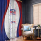 Les Grenadiers Afro-Haiti Personalized Window Curtain Voodoo Veve Papa Legba - African Pride