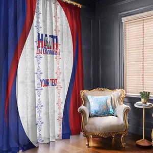 Les Grenadiers Afro-Haiti Personalized Window Curtain Voodoo Veve Papa Legba - African Pride