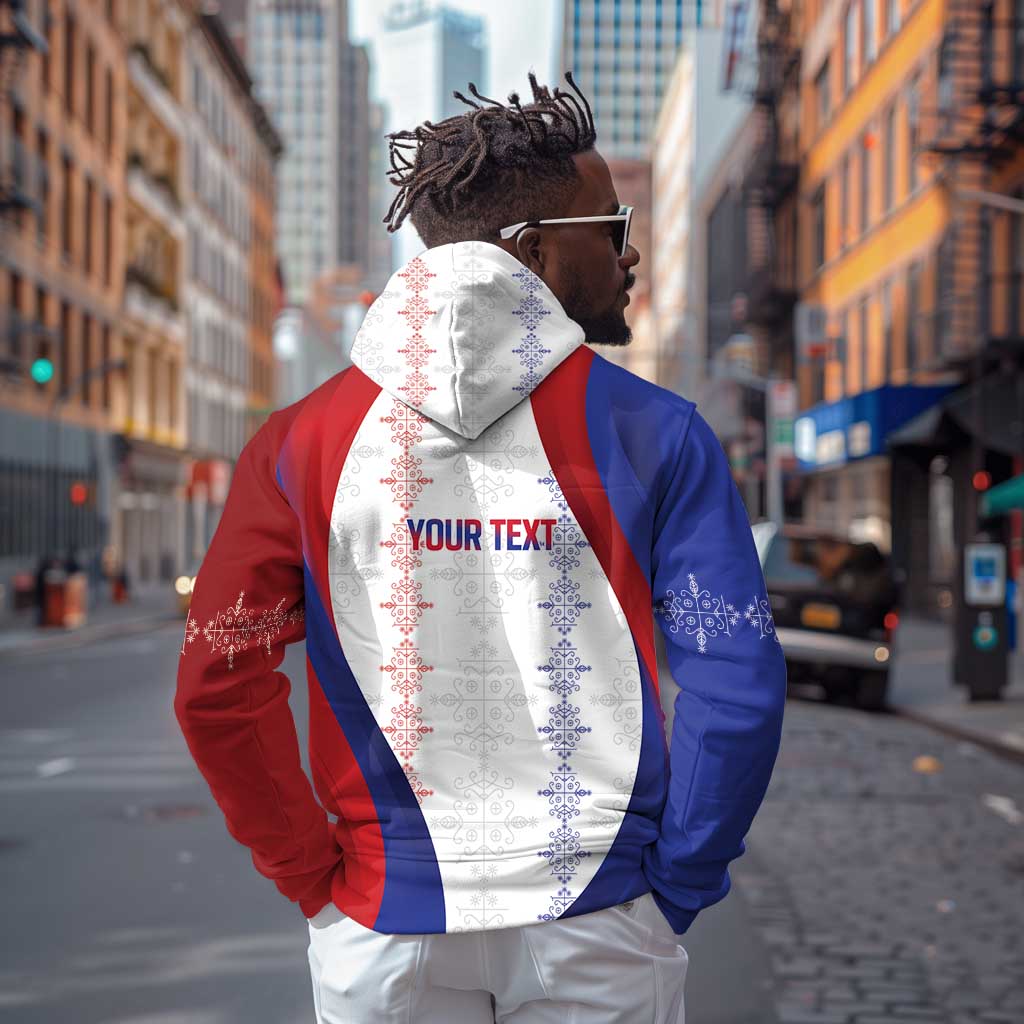 Les Grenadiers Afro-Haiti Personalized Zip Hoodie Voodoo Veve Papa Legba - African Pride