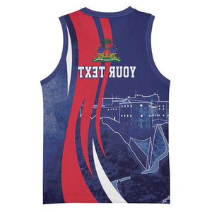 Personalized Haiti Citadelle Laferrière Basketball Jersey Grunge Style - African Pride