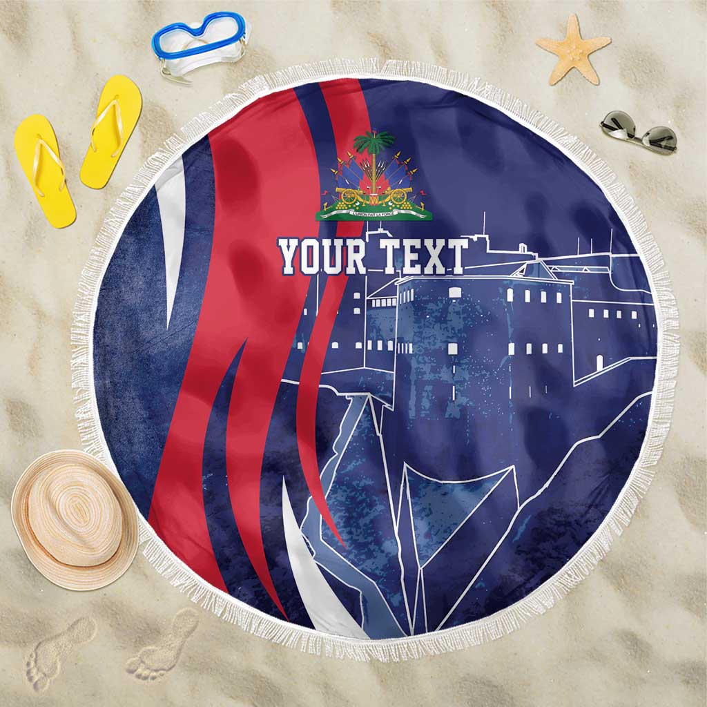 Personalized Haiti Citadelle Laferrière Beach Blanket Grunge Style