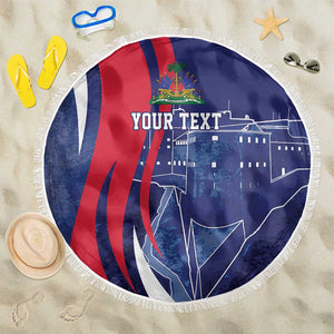 Personalized Haiti Citadelle Laferrière Beach Blanket Grunge Style