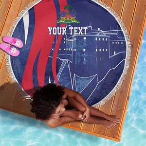 Personalized Haiti Citadelle Laferrière Beach Blanket Grunge Style
