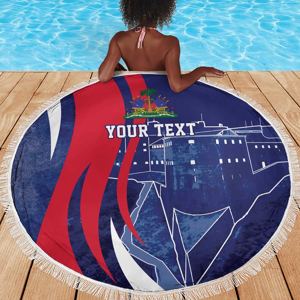 Personalized Haiti Citadelle Laferrière Beach Blanket Grunge Style