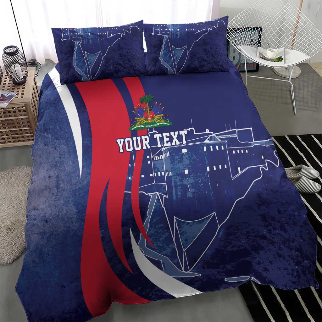 Personalized Haiti Citadelle Laferrière Bedding Set Grunge Style