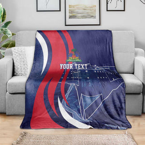 Personalized Haiti Citadelle Laferrière Blanket Grunge Style
