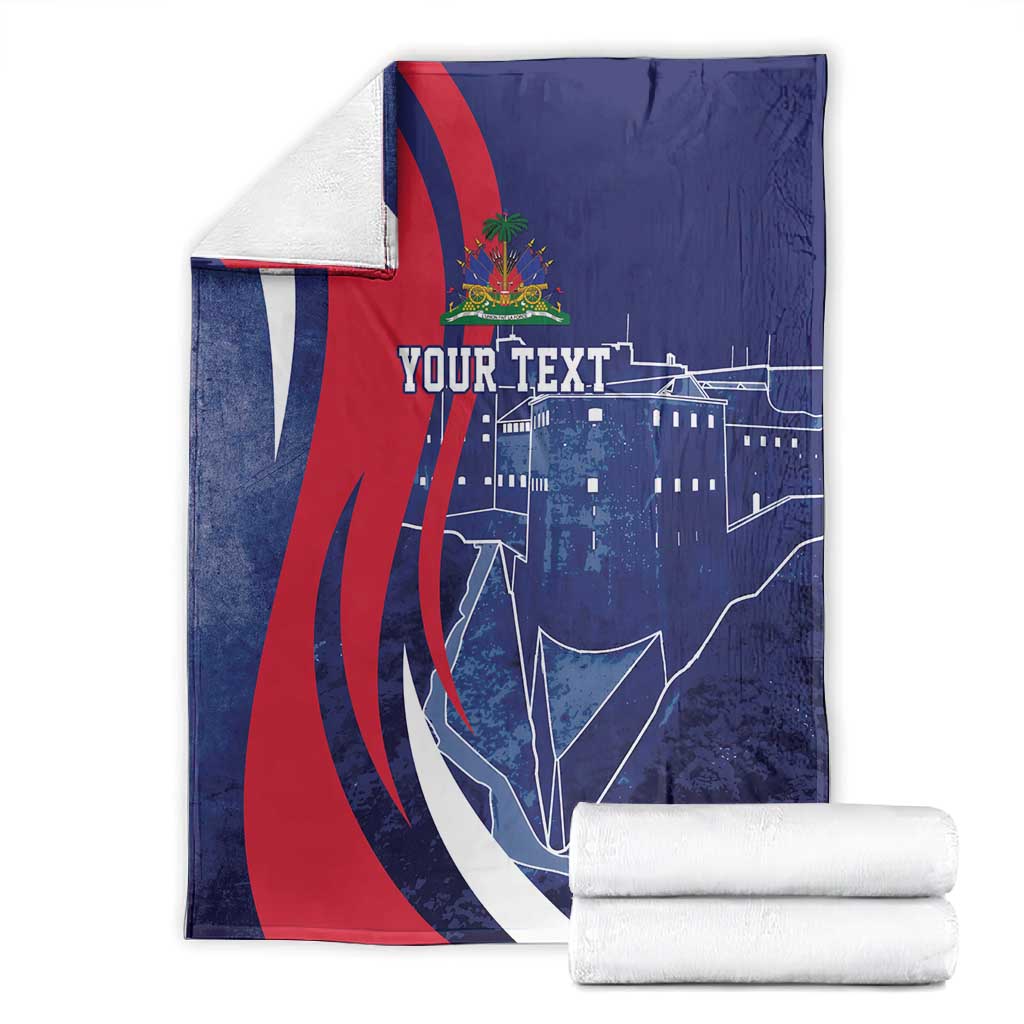 Personalized Haiti Citadelle Laferrière Blanket Grunge Style