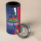 Personalized Haiti Citadelle Laferrière 4 in 1 Can Cooler Tumbler Grunge Style