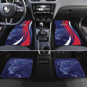 Personalized Haiti Citadelle Laferrière Car Mats Grunge Style