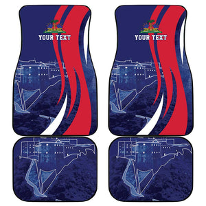 Personalized Haiti Citadelle Laferrière Car Mats Grunge Style