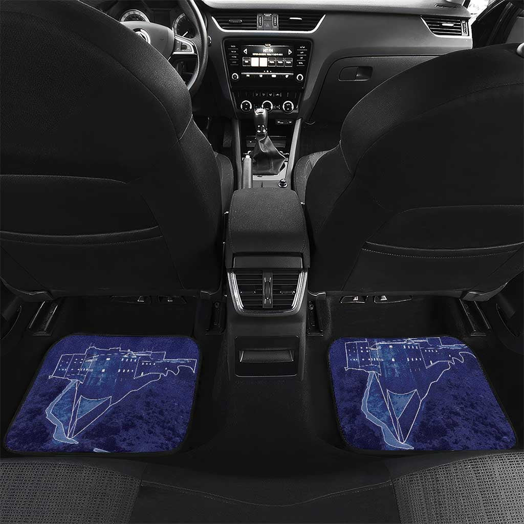 Personalized Haiti Citadelle Laferrière Car Mats Grunge Style