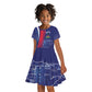 Personalized Haiti Citadelle Laferrière Kid Short Sleeve Dress Grunge Style