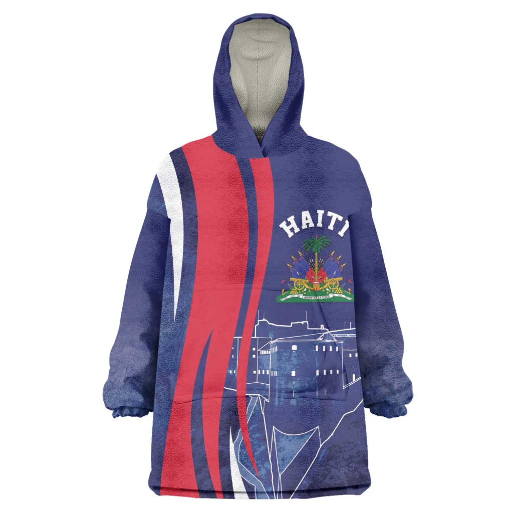 Personalized Haiti Citadelle Laferrière Kid Wearable Blanket Hoodie Grunge Style