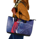 Personalized Haiti Citadelle Laferrière Leather Tote Bag Grunge Style