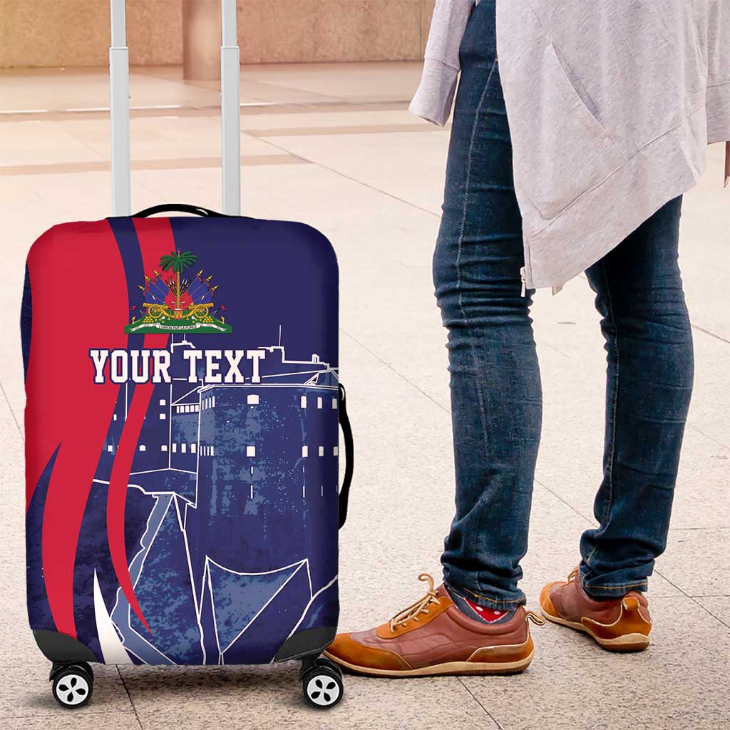 Personalized Haiti Citadelle Laferrière Luggage Cover Grunge Style
