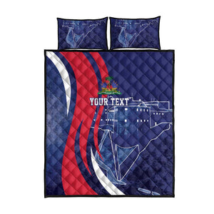 Personalized Haiti Citadelle Laferrière Quilt Bed Set Grunge Style