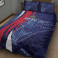 Personalized Haiti Citadelle Laferrière Quilt Bed Set Grunge Style