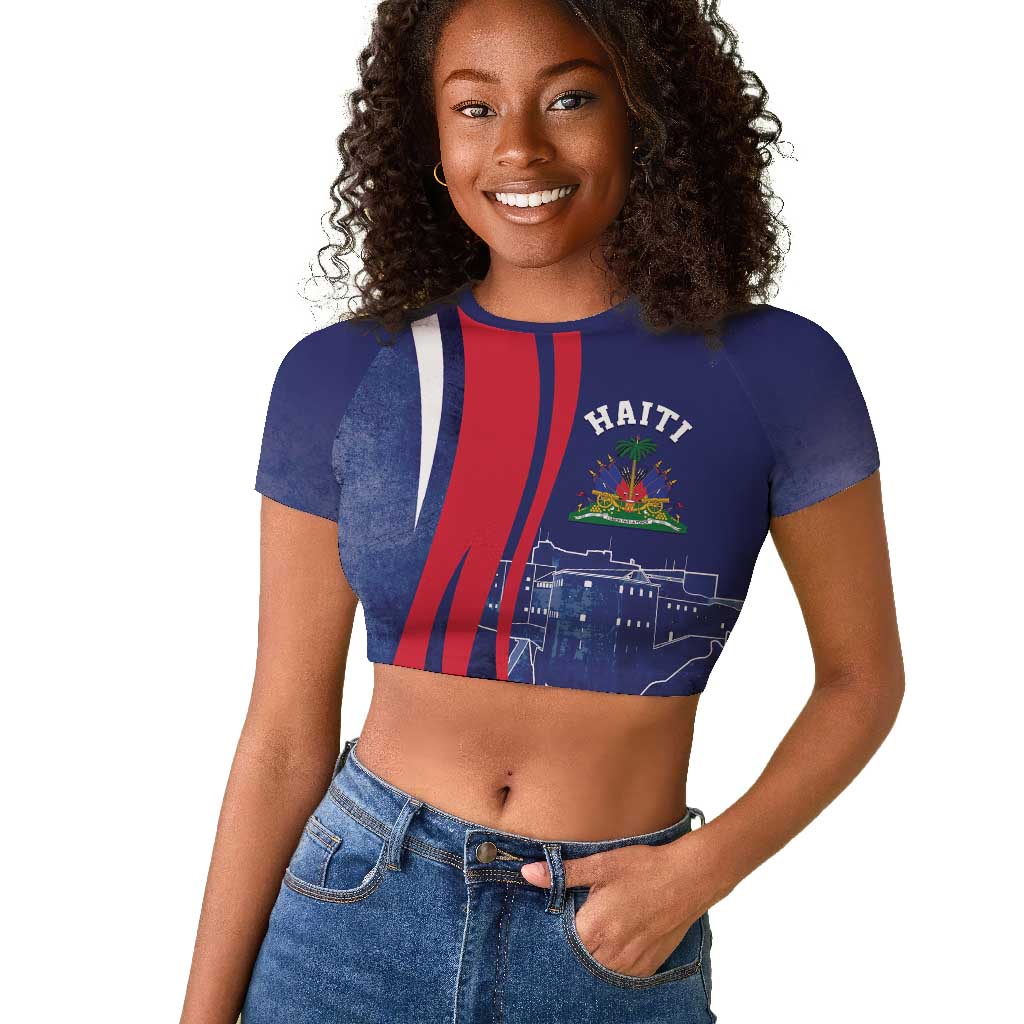 Personalized Haiti Citadelle Laferrière Raglan Cropped T shirt Grunge Style