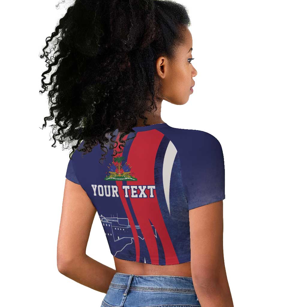 Personalized Haiti Citadelle Laferrière Raglan Cropped T shirt Grunge Style