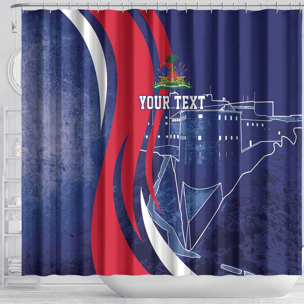 Personalized Haiti Citadelle Laferrière Shower Curtain Grunge Style