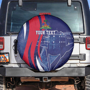 Personalized Haiti Citadelle Laferrière Spare Tire Cover Grunge Style