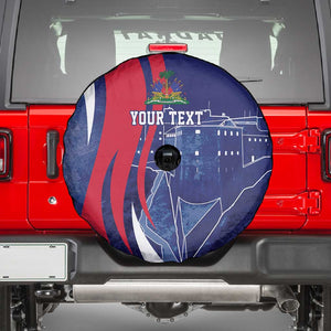 Personalized Haiti Citadelle Laferrière Spare Tire Cover Grunge Style