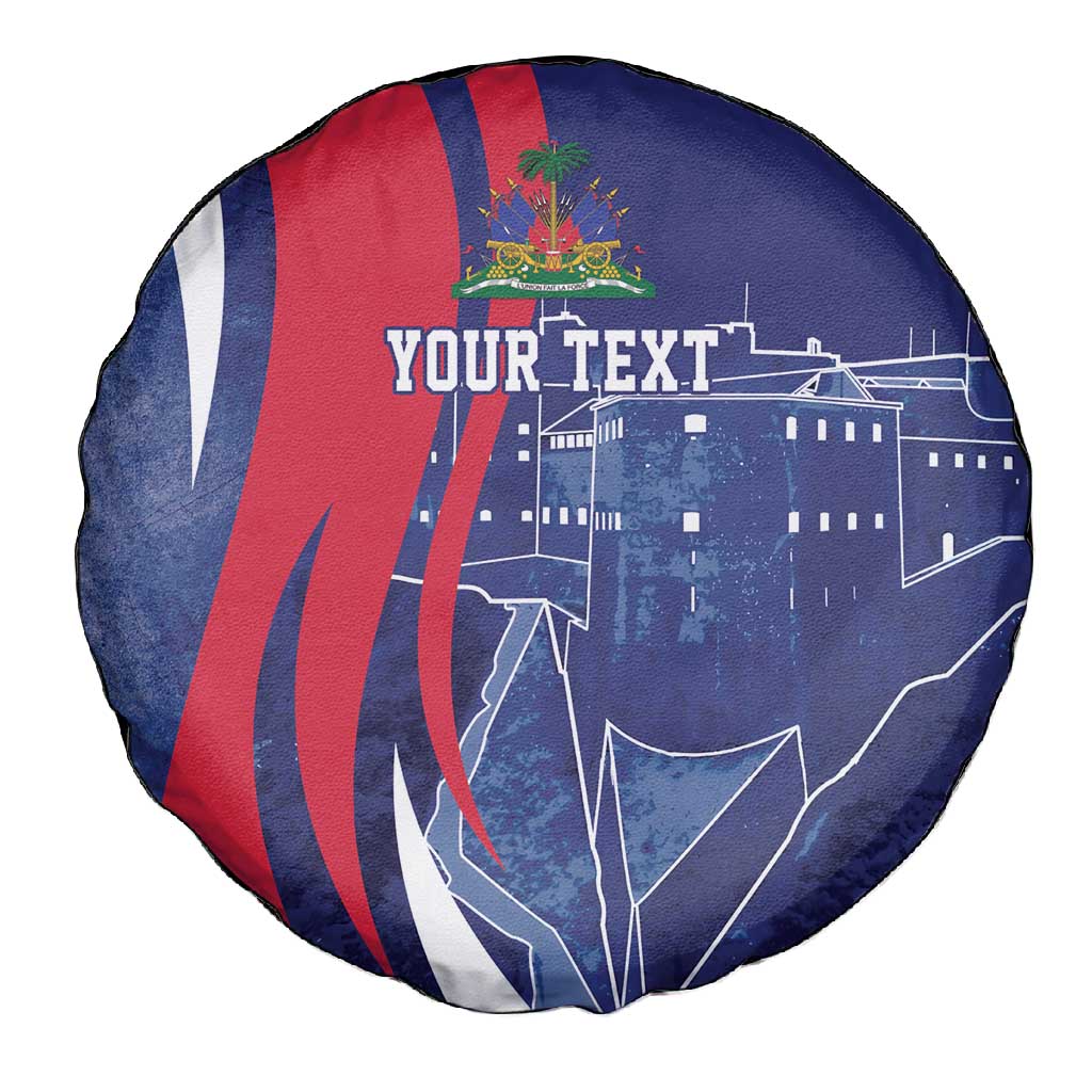 Personalized Haiti Citadelle Laferrière Spare Tire Cover Grunge Style