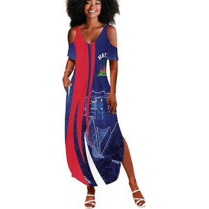 Personalized Haiti Citadelle Laferrière Summer Maxi Dress Grunge Style