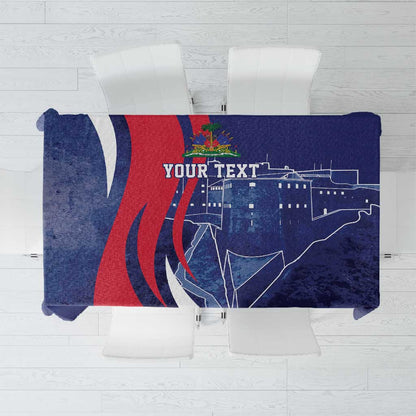 Personalized Haiti Citadelle Laferrière Tablecloth Grunge Style