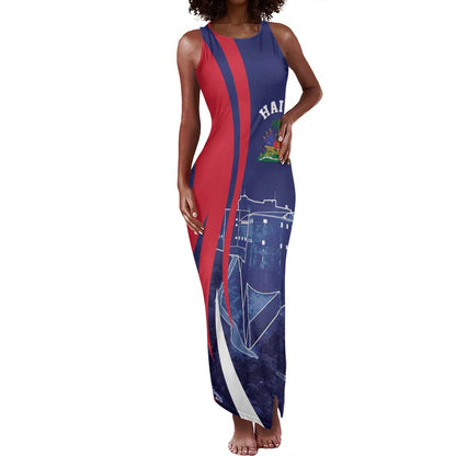 Personalized Haiti Citadelle Laferrière Tank Maxi Dress Grunge Style