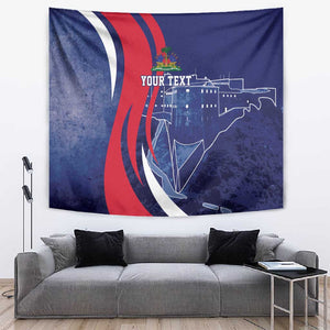 Personalized Haiti Citadelle Laferrière Tapestry Grunge Style