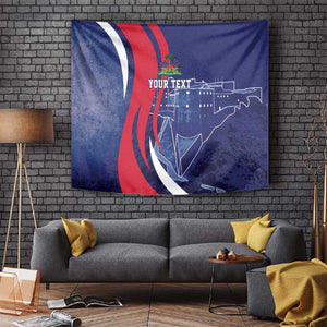 Personalized Haiti Citadelle Laferrière Tapestry Grunge Style