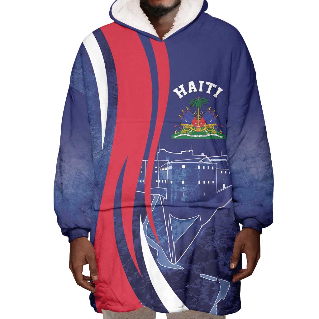 Personalized Haiti Citadelle Laferrière Wearable Blanket Hoodie Grunge Style