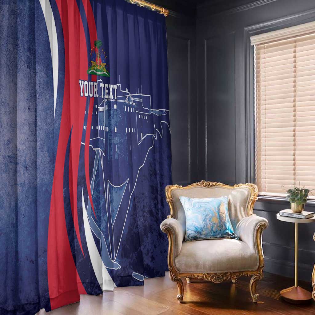 Personalized Haiti Citadelle Laferrière Window Curtain Grunge Style