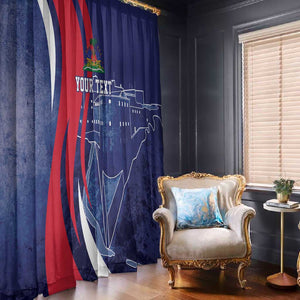Personalized Haiti Citadelle Laferrière Window Curtain Grunge Style