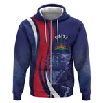Personalized Haiti Citadelle Laferrière Zip Hoodie Grunge Style