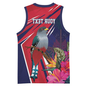 Haiti Personalized Basketball Jersey Hispaniolan Trogon Tropical Vibes - African Pride
